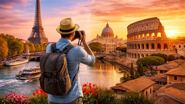 El Corte Inglés lanza ofertas para viajar a París y Roma: el paquete incluye 7 días por menos de 450 euros