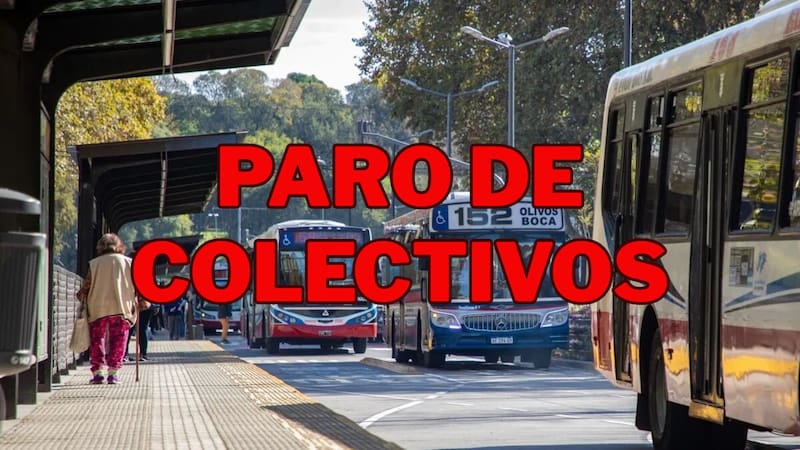 Paro de colectivos en el AMBA