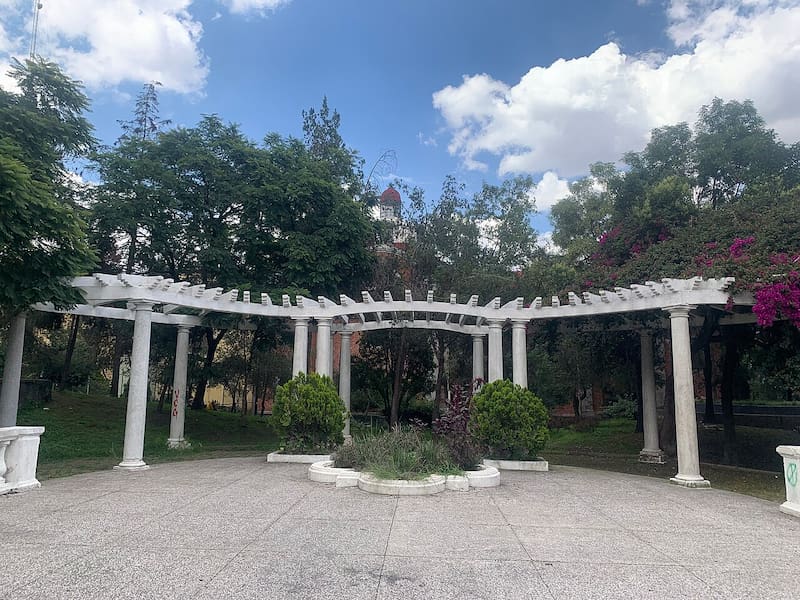Parque Lira en Tacubaya, CDMX.