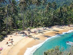 Rodeada de selva y aguas cristalinas: la playa de Colombia que está dentro de un bello parque nacional