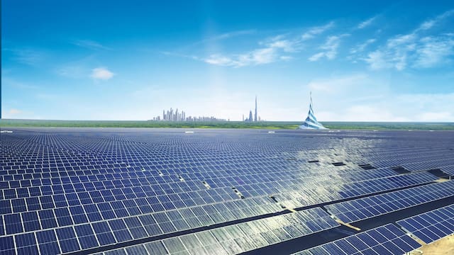 Construyen uno de los parques solares más grandes de la historia: ocupa un desierto completo y alimentará a varias naciones este año