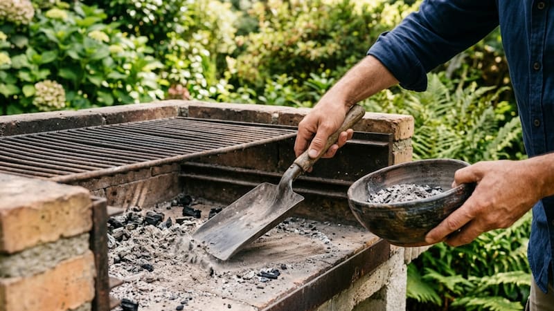 Mezclar las cenizas del asado con agua: para qué sirve y por qué lo recomiendan los parrilleros.