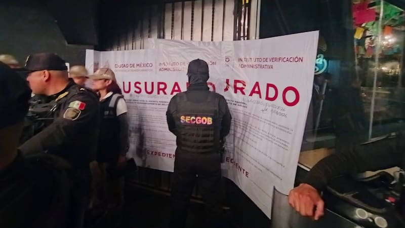 CDMX endurece operativos nocturnos y revisa negocio por negocio: clausuran establecimientos y descubren fiesta clandestina con 500 personas