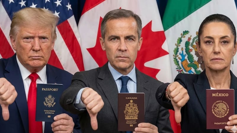 Las autoridades migratorias de Estados Unidos, Canadá y México exigen pasaporte vigente para autorizar entradas y salidas.