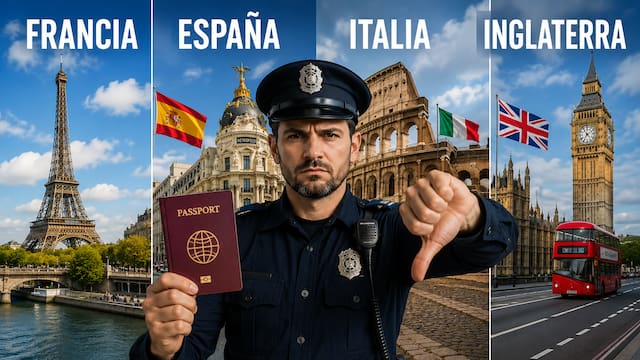 Oficial | Francia, España, Italia e Inglaterra revisarán pasaporte por pasaporte y no dejarán entrar al país a quienes no lo hayan renovado
