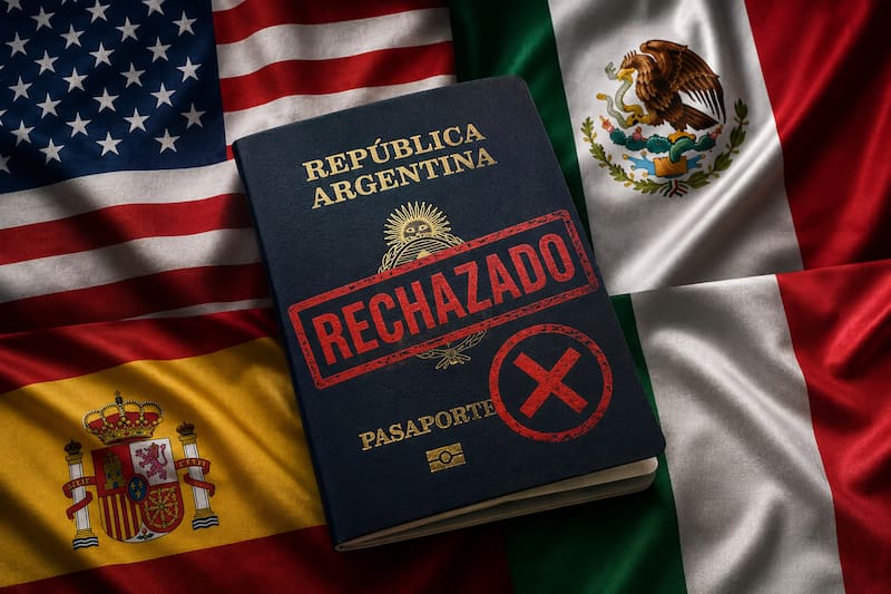 Cuando el pasaporte está vencido o le queda poca vigencia, el problema suele aparecer antes del viaje (Imagen ilustrativa hecha con ChatGPT).