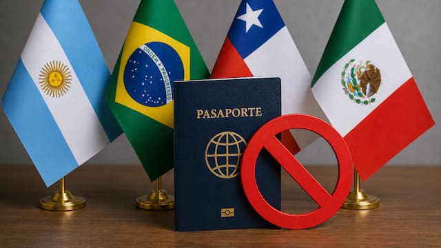 Ya es oficial | Argentina, Brasil, Chile y México prohibirán el ingreso de ciudadanos extranjeros que no hayan realizado este trámite con su pasaporte