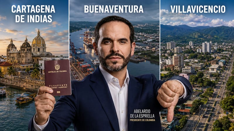 Cartagena de Indias, Buenaventura y Villavicencio anularán el ingreso de ciudadanos que hayan postergado la renovación del pasaporte.