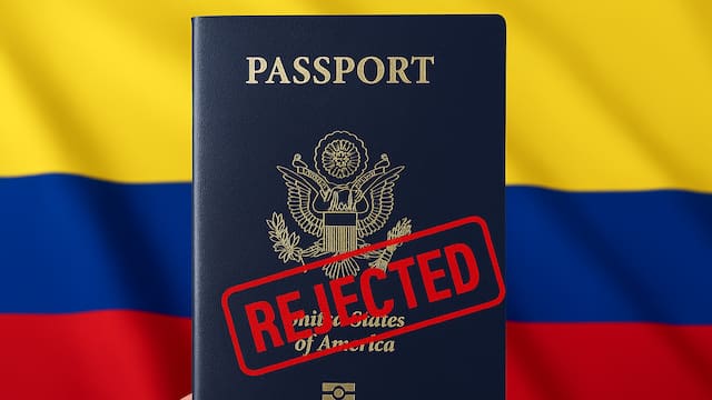 Estados Unidos le va a quitar el pasaporte a todos los colombianos que lleguen con esta versión del documento