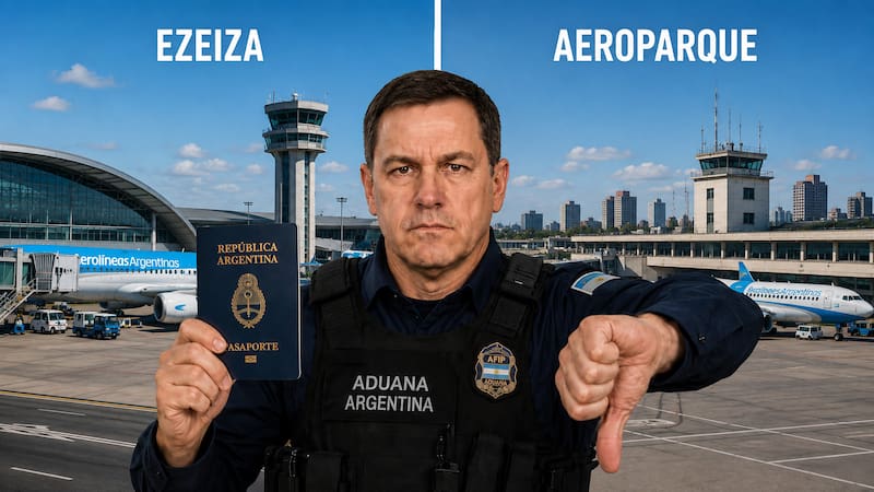 Ya es oficial y confirmado | Ezeiza y Aeroparque prohíben el ingreso al país a todos los visitantes que posterguen la renovación del pasaporte.