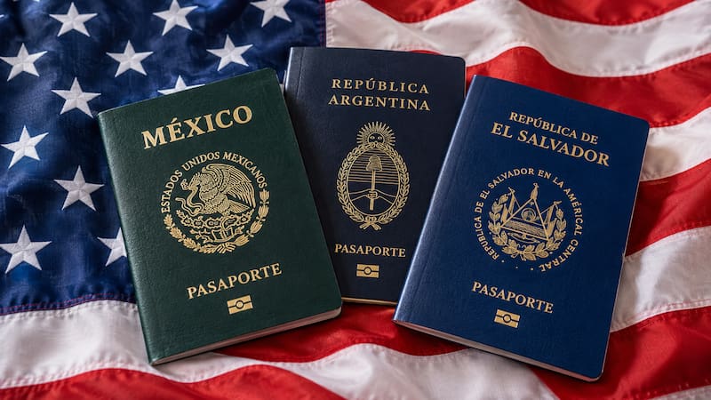 México, Argentina y El Salvador forman parte del Six-Month Club, y solo necesitan tener un pasaporte válido durante la estancia en el país.
