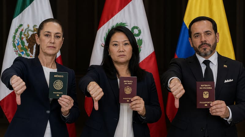 México, Perú y Colombia prohíben el ingreso al país a todos los ciudadanos que posterguen la renovación del pasaporte.