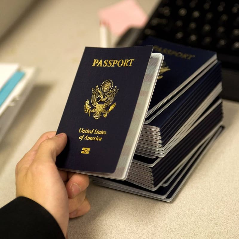Colores de los pasaportes.