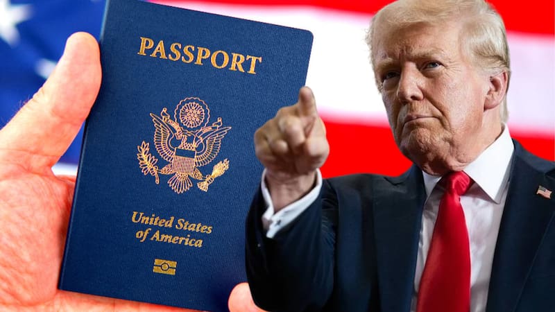 pasaporte usa y trump