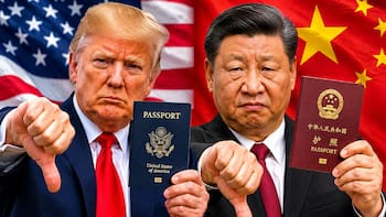 China y Estados Unidos prohíben el ingreso y la salida del país a las personas que posterguen este trámite con su pasaporte