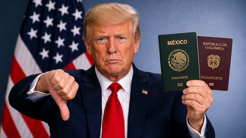 Los mexicanos y colombianos que deseen ingresar a Estados Unidos deben cumplir con determinados requisitos.