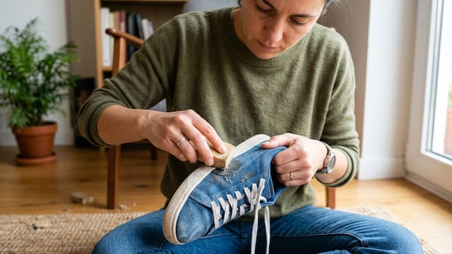 Pasar goma de borrar sobre las zapatillas: por qué lo recomiendan y para qué sirve