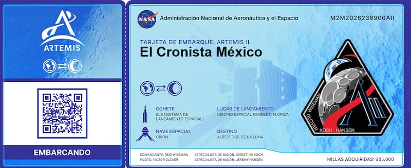 Artemis II: el regreso de humanos a la órbita lunar.