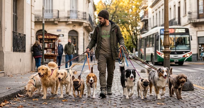 Cuánto cobra un paseador de perros en octubre de 2026.