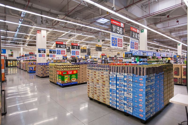 Pasillos de un Walmart | Facebook Walmart de México y Centroamérica