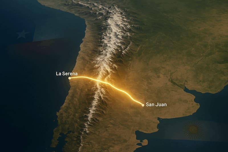 Este corredor entre Argentina y Chile potenciará la economía de toda la región.