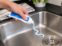 Poner pasta de dientes en la bacha de la cocina: por qué recomiendan hacerlo en casa y para qué sirve