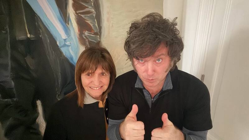 Patricia Bullrich y Javier Milei se reunieron tras semanas de desmarques de parte de la senadora (@PatoBullrich a través de X)