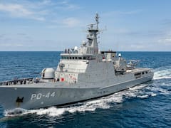 Las Fuerzas Armadas instalan un poderoso cañón de 76 mm en su nuevo patrullero oceánico: dispara 120 veces por minuto y tiene 80 proyectiles listos para el combate