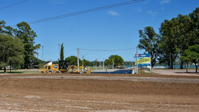 Avanzan las obras en el corredor Juana Azurduy de La Pampa. Foto: Agencia Provincial de Noticias