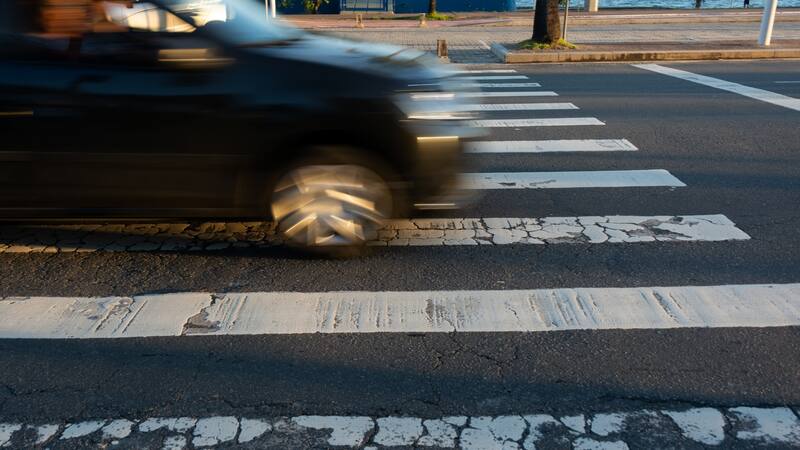 Ley de tránsito multa senda