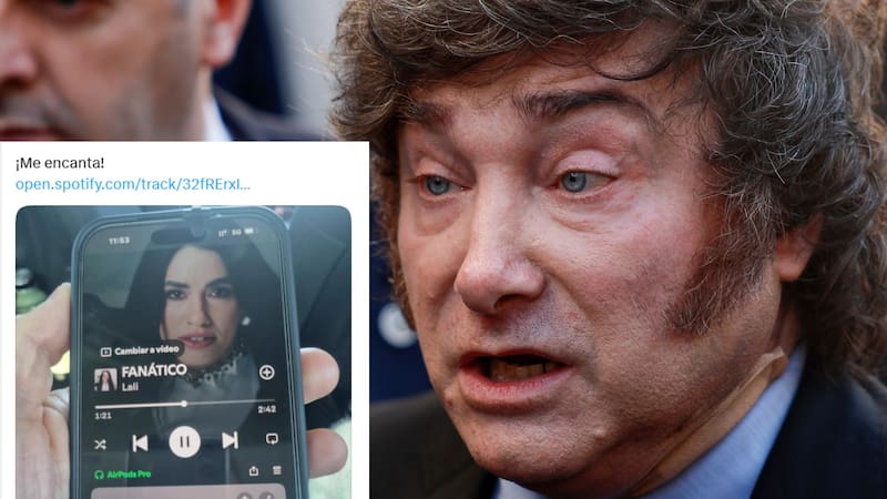 Pedro Sánchez usa una canción de Lali para chicanear a Milei