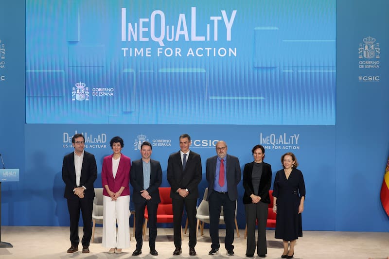 En su intervención, el presidente anunció el Estudio Generaciones del Futuro, liderado por el CSIC, para analizar el origen de las desigualdades desde la infancia.