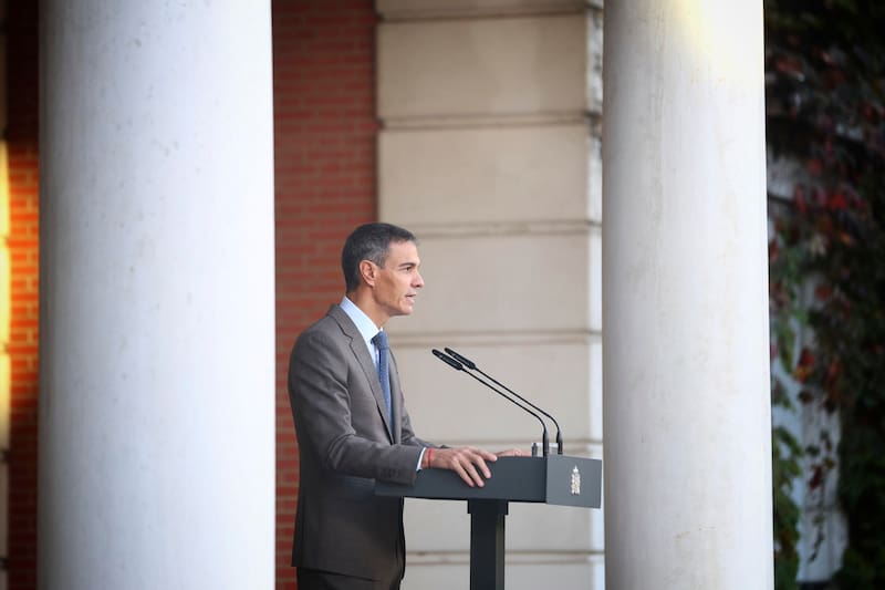 Pedro Sánchez convocó a elecciones generales anticipadas.