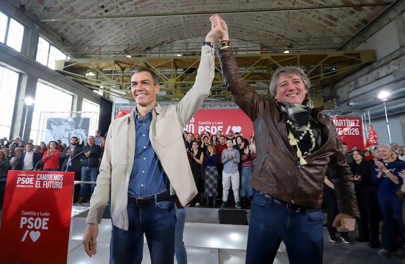 Sánchez llama a que Castilla y León sea "el punto y final" de los gobiernos del PP y Vox.