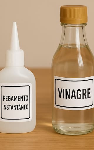 El secreto mejor guardado: cómo usar vinagre y bicarbonato con pegamento instantáneo
