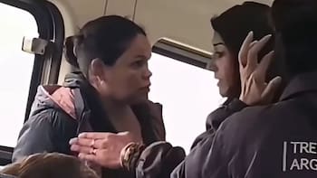 Se coló en el tren sin pagar boleto y la descubrió una inspectora: terminaron a los golpes