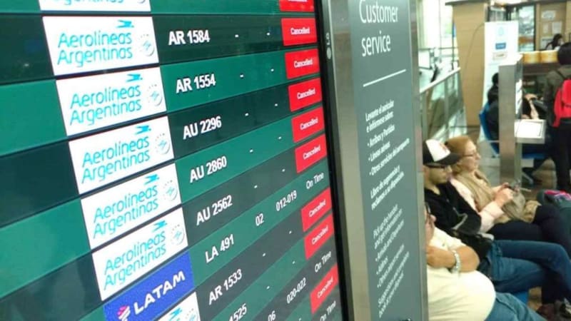 Peligran los vuelos en Navidad y Año Nuevo: alertan por un paro que afectaría a miles de pasajeros. Foto: Archivo