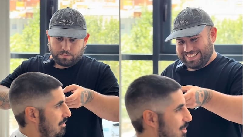 Peluquero viviendo en España.