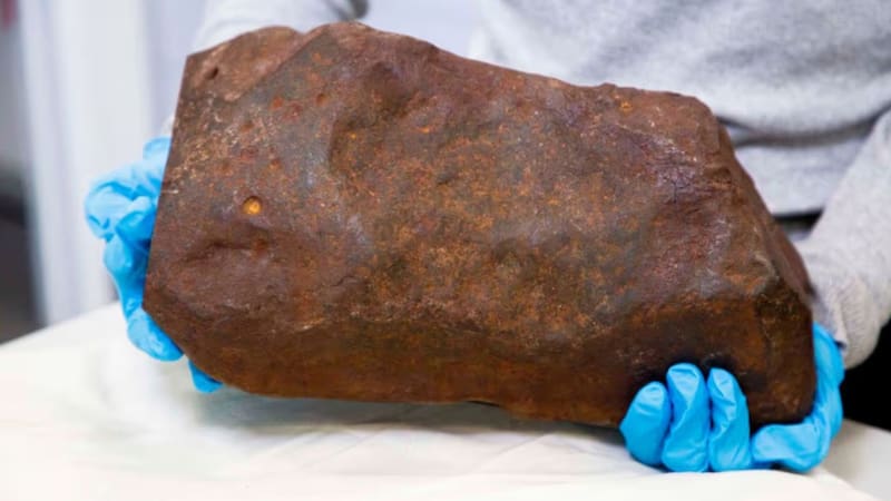 Pensó que era oro, la llevó a su casa y la guardó durante años: descubrió que era un meteorito de 4.600 millones de años