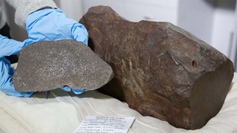 Pensó que era oro, la llevó a su casa y la guardó durante años: descubrió que era un meteorito de 4.600 millones de años