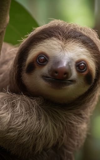 Pasan la mayor parte de su vida colgados y se mueven tan lento que parecen estar detenidos: el animal que desafía las reglas de la naturaleza