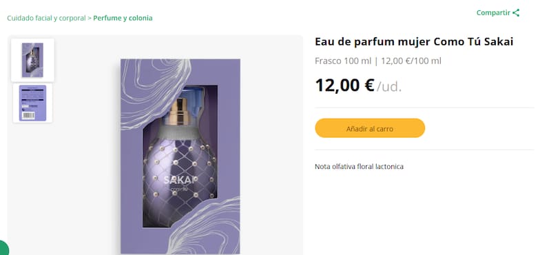 Este perfume de Mercadona es de las opciones favoritas para regalar en Navidad.