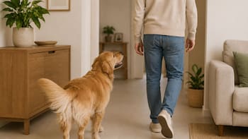 Los veterinarios coinciden: si su perro lo sigue por toda la casa es porque tiene un fuerte vínculo afectivo y se siente seguro con el entorno