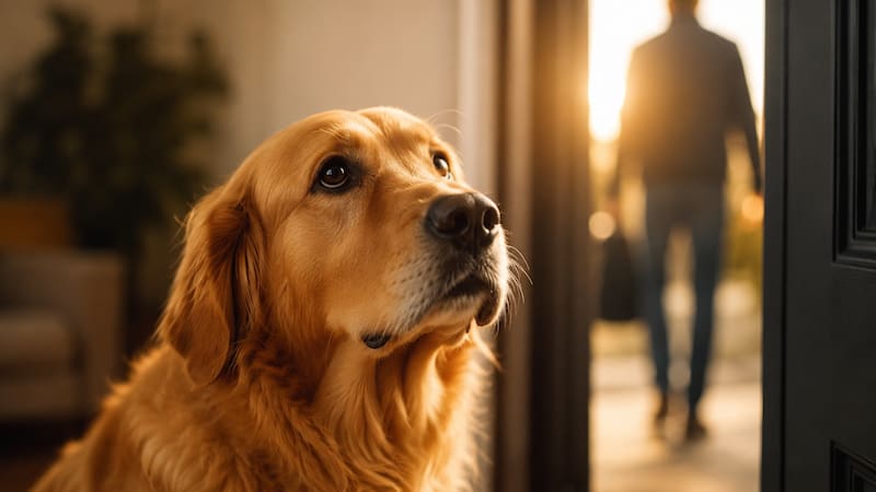 La forma en que un perro recibe a su dueño puede ofrecer pistas sobre su bienestar emocional.