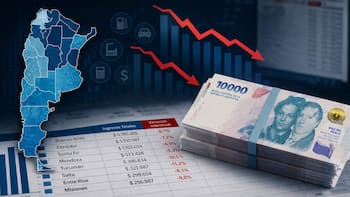 Caídas de ingresos en las provincias: qué impuestos las golpean más fuerte