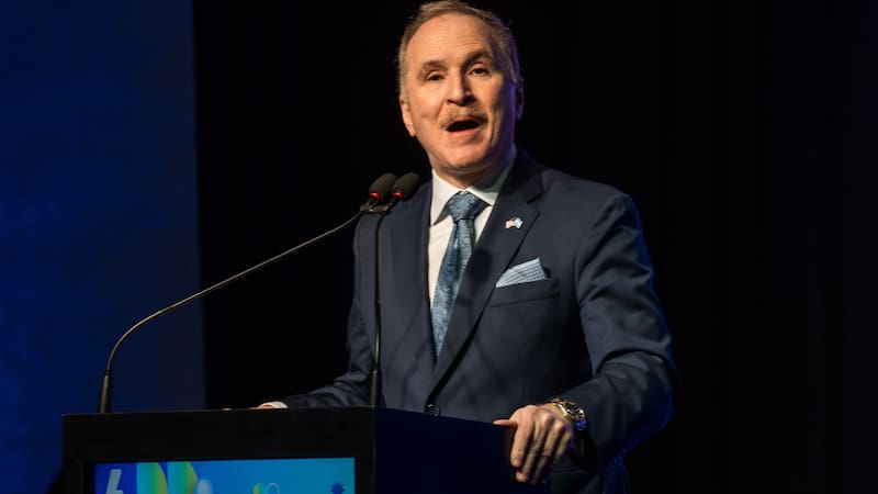 Peter Lamelas said there could be $20 billion in financing through 2027, in a show of support for President Javier Milei.