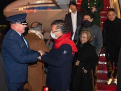 Presidente Petro llegó a Washington para su reunión con Trump en la Casa Blanca