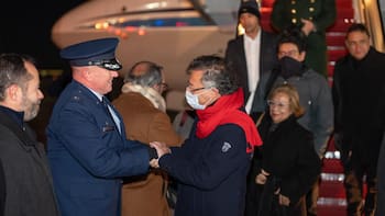 Presidente Petro llegó a Washington para su reunión con Trump en la Casa Blanca