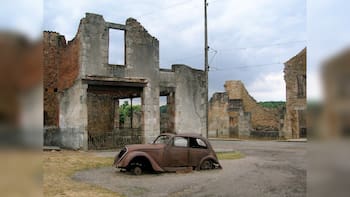 En 1944, las SS rodearon el pueblo francés de Oradour-sur-Glane y mataron a sus vecinos; 82 años después, sus ruinas siguen en pie y todo está como entonces