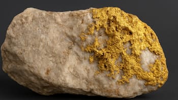 Hallazgo histórico en el lugar menos pensado: encuentran una piedra de 95 kilos con miles de onzas de oro en su interior